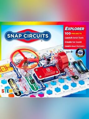 New: Snap Circuits Jr. SC-100 Electronics Exploration Kit 100 Projects SEALED